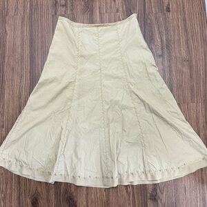 Jessica Light Cream A-Line Skirt